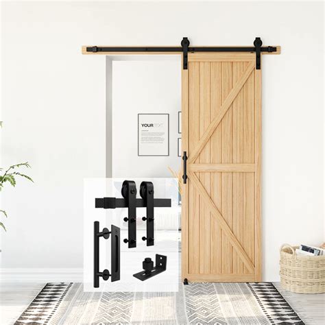 Arrives by Fri, Mar 15 Buy 9FT/108 Bi-Folding Barn Door Hardware Kit Suitable for 8 Doors-Open and Close to Two Side-Top Mount Hanger-Easy to Install-[Not ...